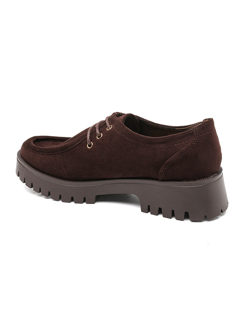 Chunky Loafer Damen mit Schnürung