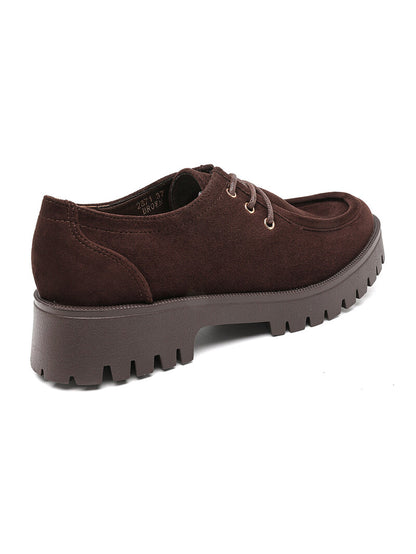 Chunky Loafer Damen mit Schnürung