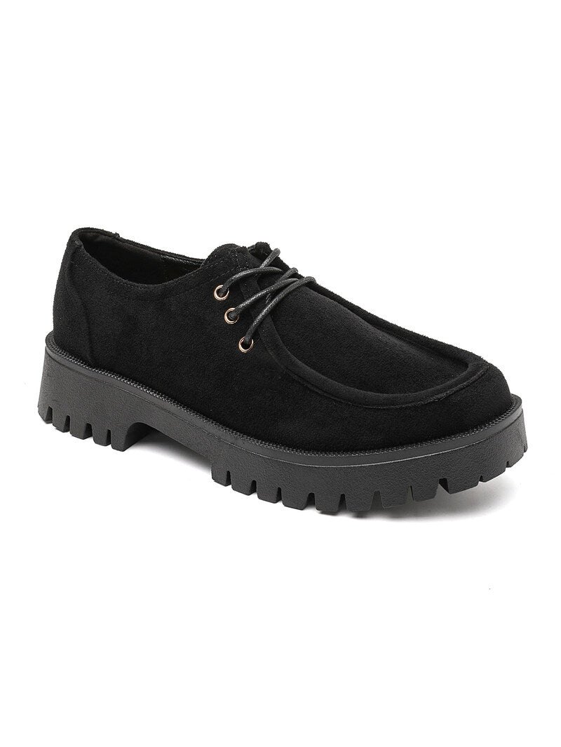 Chunky Loafer Damen mit Schnürung