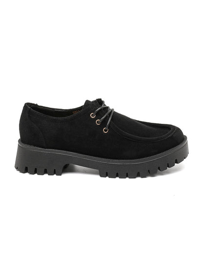 Chunky Loafer Damen mit Schnürung