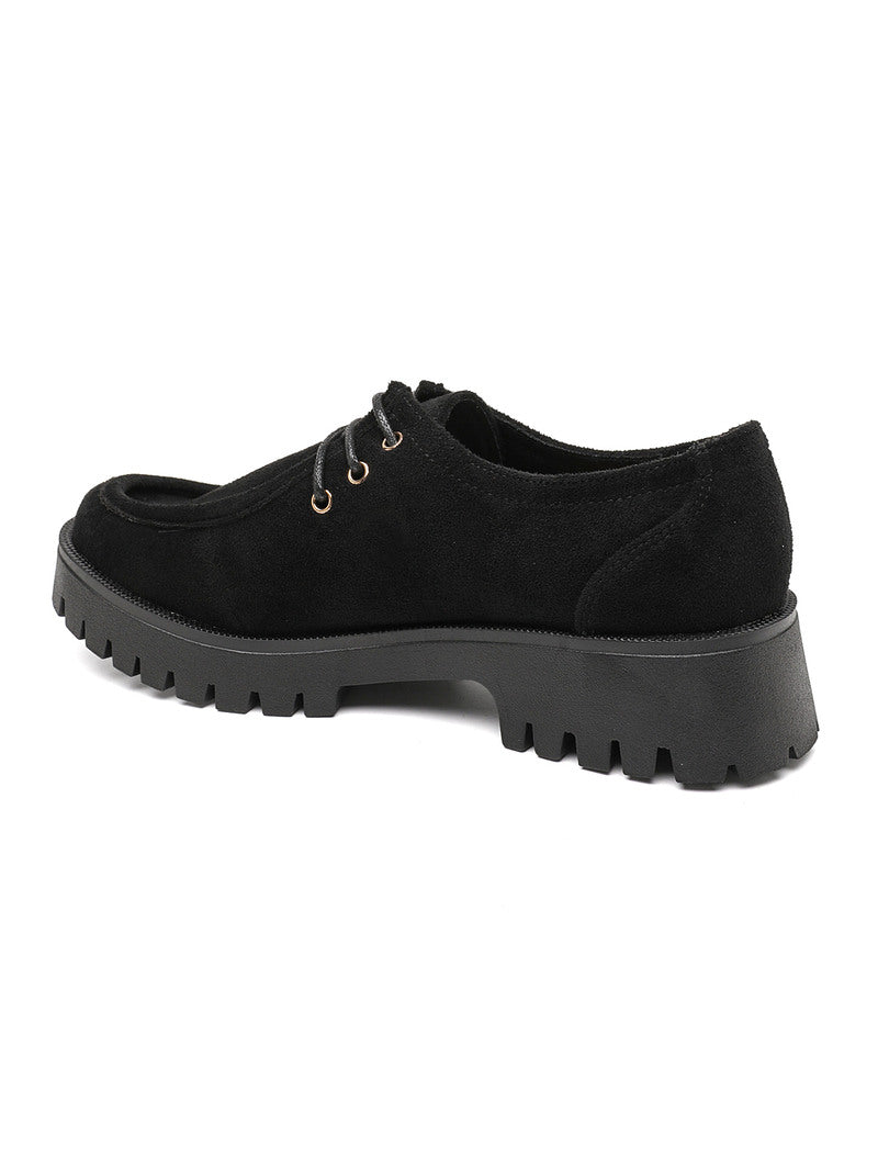 Chunky Loafer Damen mit Schnürung