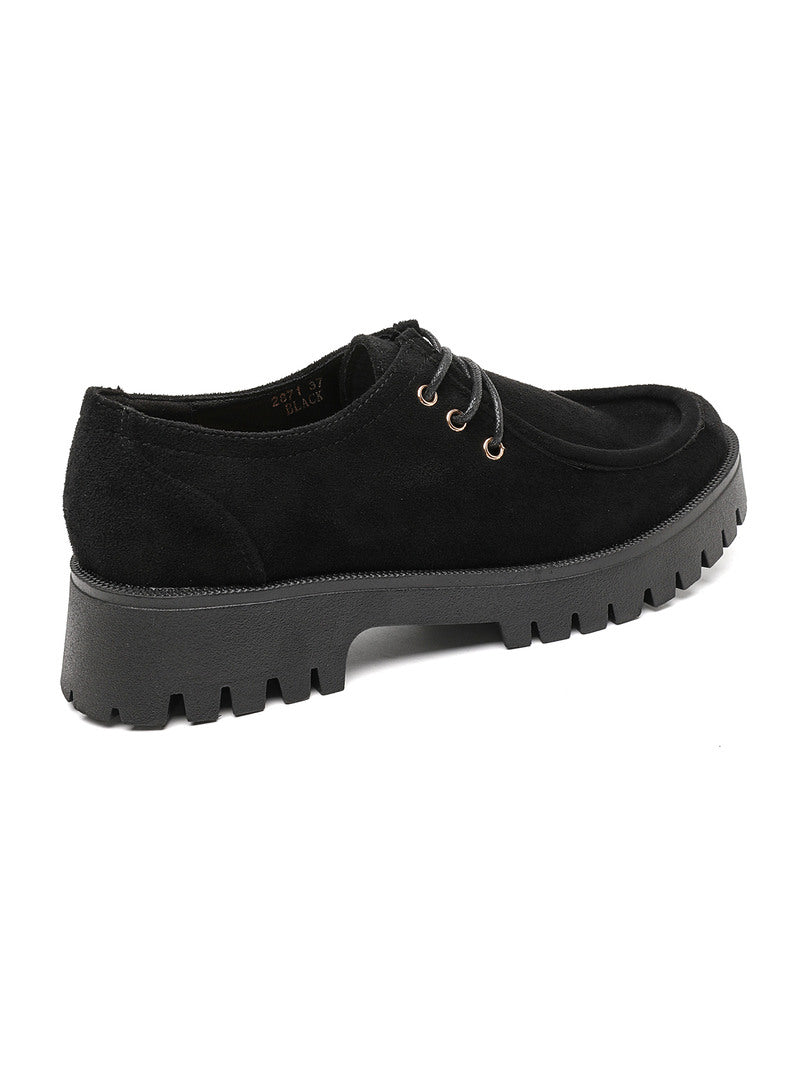 Chunky Loafer Damen mit Schnürung