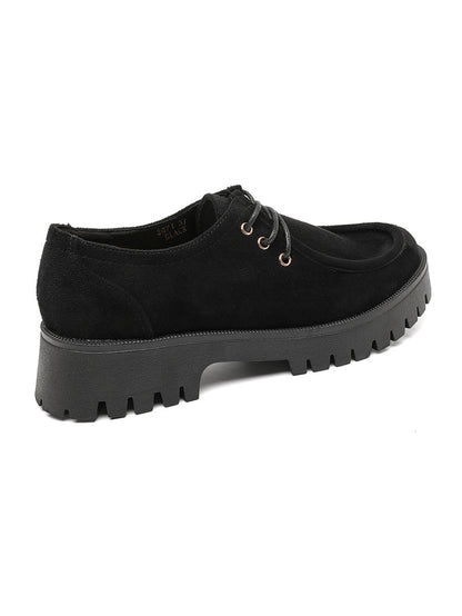 Chunky Loafer Damen mit Schnürung