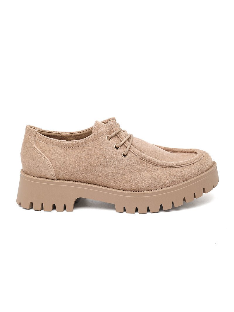 Chunky Loafer Damen mit Schnürung