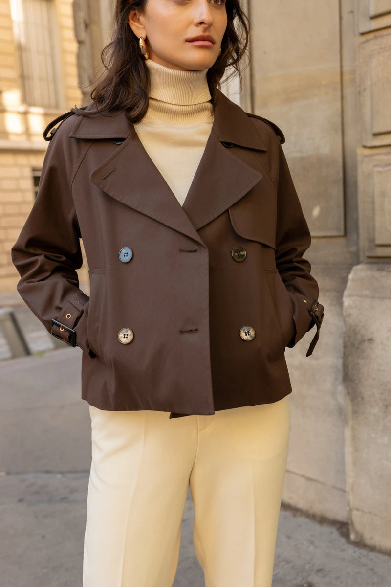 Gekürzter Trenchcoat