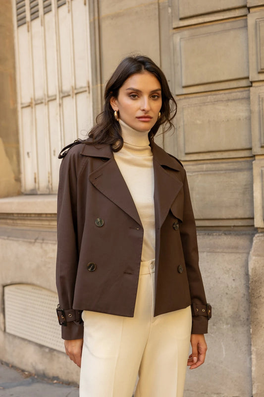 Gekürzter Trenchcoat