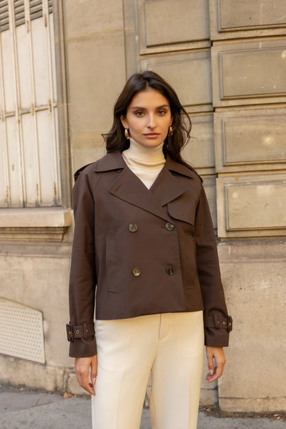Gekürzter Trenchcoat