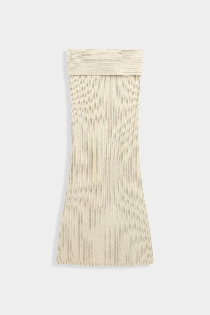 Geripptes Strickset