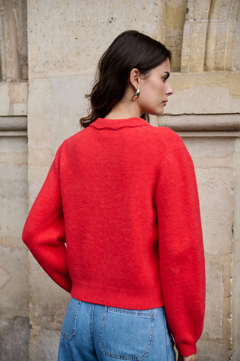 Kurze Strickjacke