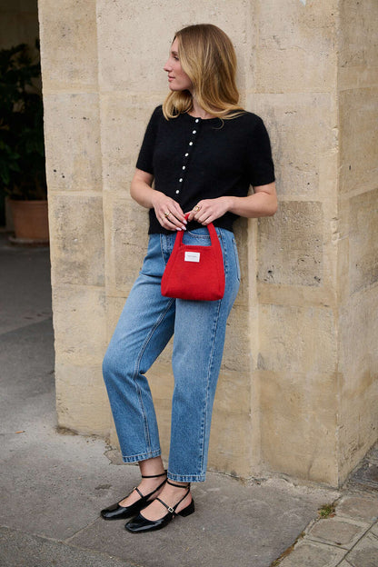 Mom-Jeans aus 100% Baumwolle