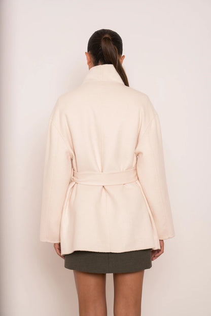 Oversize Wollmantel