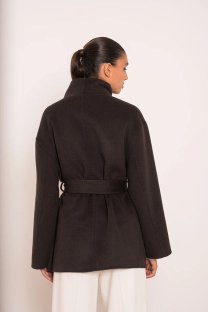 Oversize Wollmantel