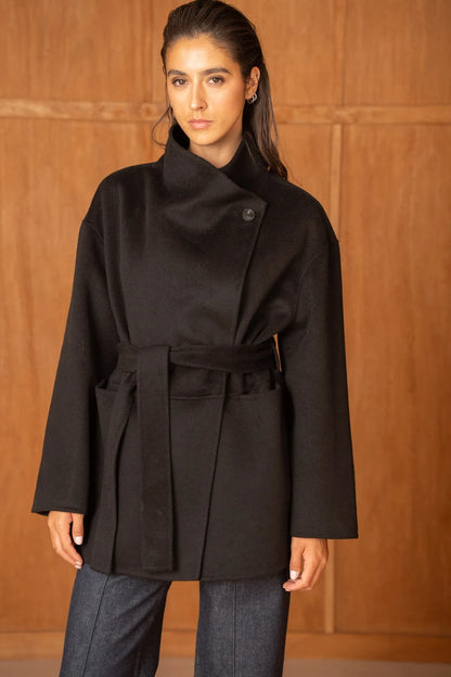 Oversize Wollmantel