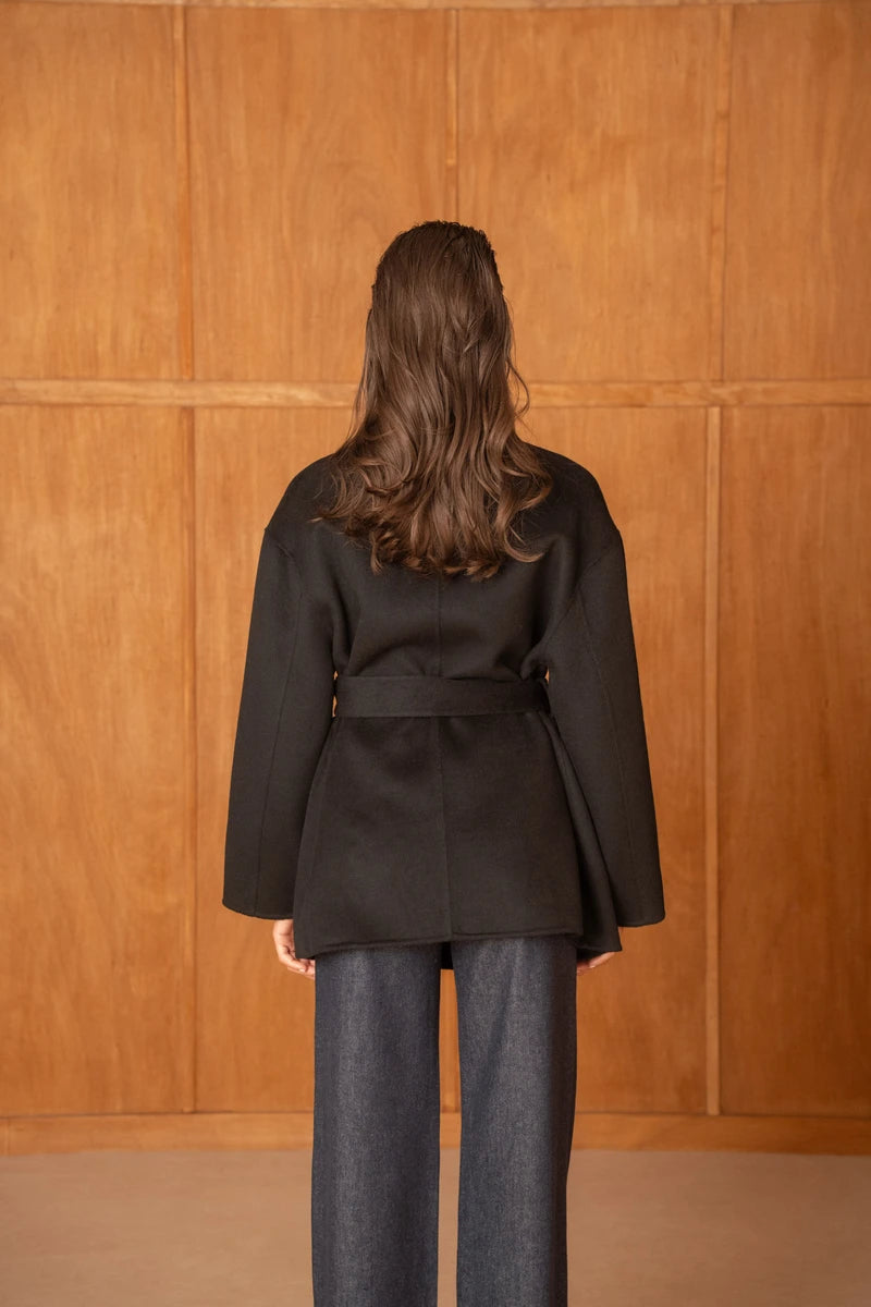 Oversize Wollmantel