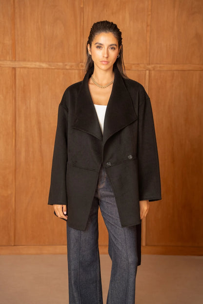 Oversize Wollmantel
