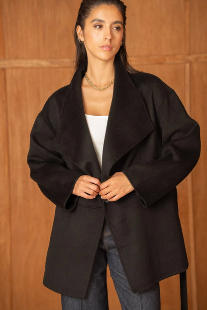 Oversize Wollmantel