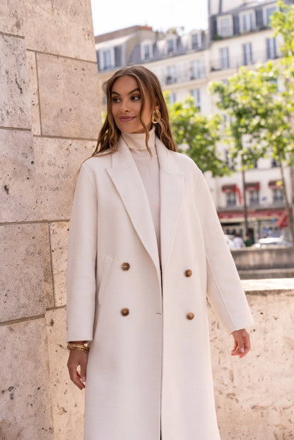 Eleganter Wollmantel