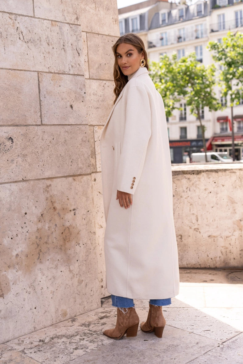 Eleganter Wollmantel