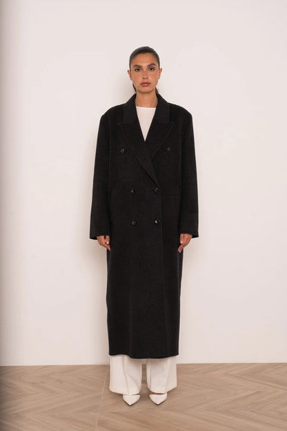 Oversize-Mantel aus Wollmix