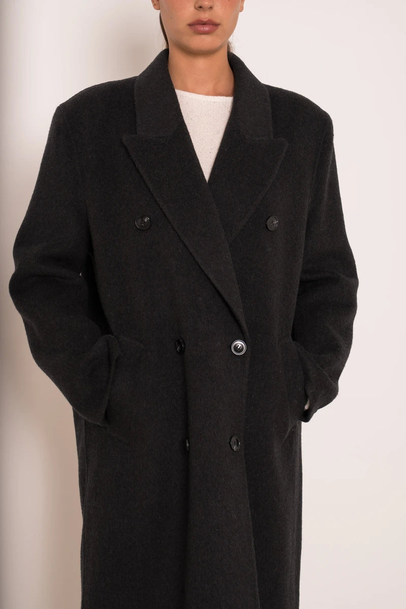 Oversize-Mantel aus Wollmix