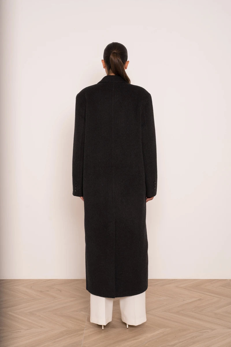 Oversize-Mantel aus Wollmix