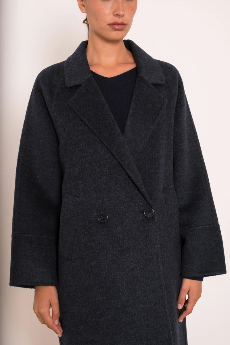 Damen Oversize-Mantel aus Wollmix