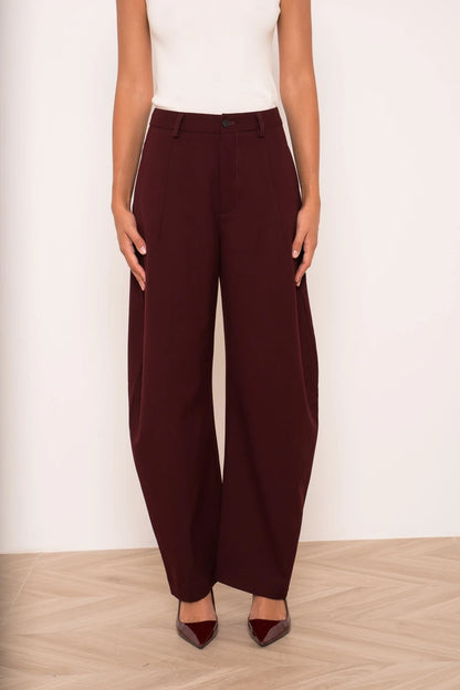 Strukturierte Weite Ballonhose