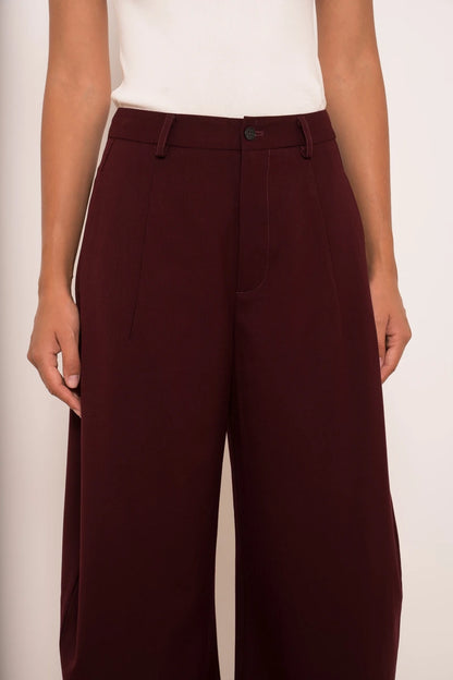 Strukturierte Weite Ballonhose