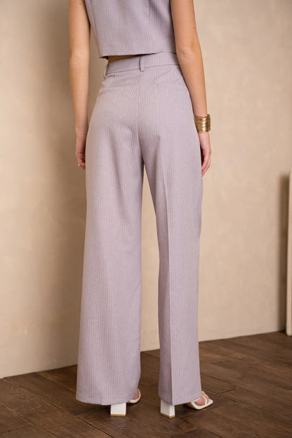 Gestreifte gerade Hose