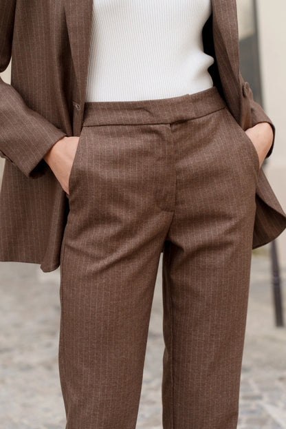 Gestreifte Hose