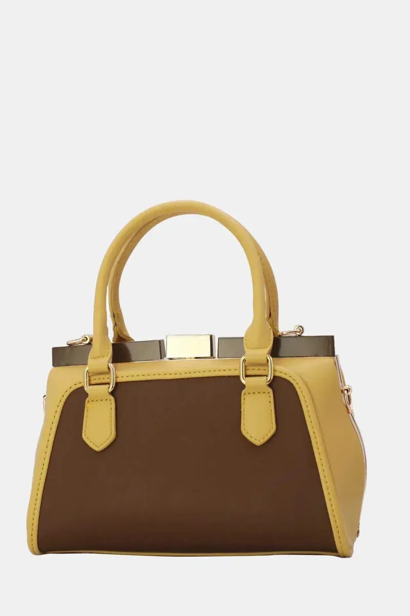 Henkeltasche mit Clip-Verschluss