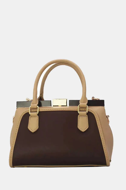 Henkeltasche mit Clip-Verschluss