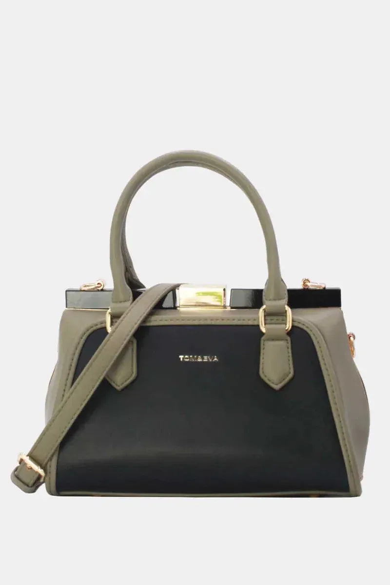 Henkeltasche mit Clip-Verschluss
