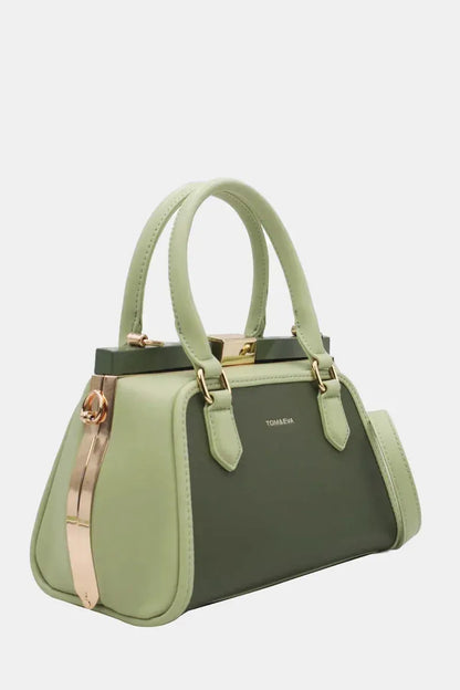 Henkeltasche mit Clip-Verschluss