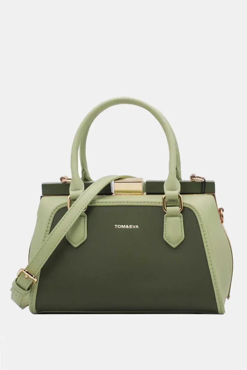 Henkeltasche mit Clip-Verschluss