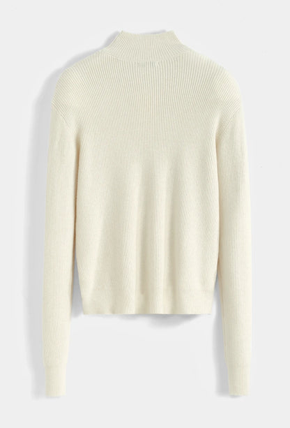Strukturierter Rollkragenpullover