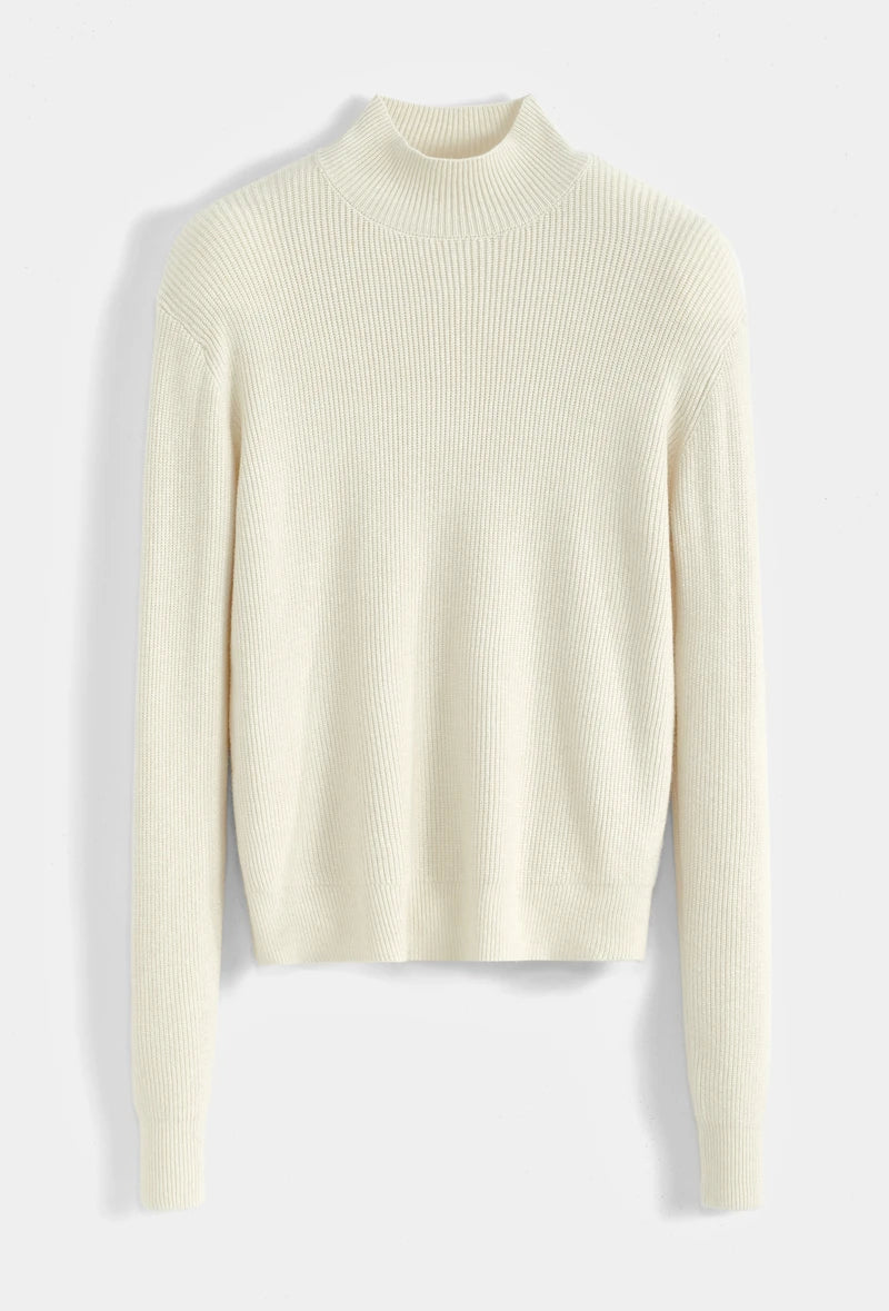 Strukturierter Rollkragenpullover