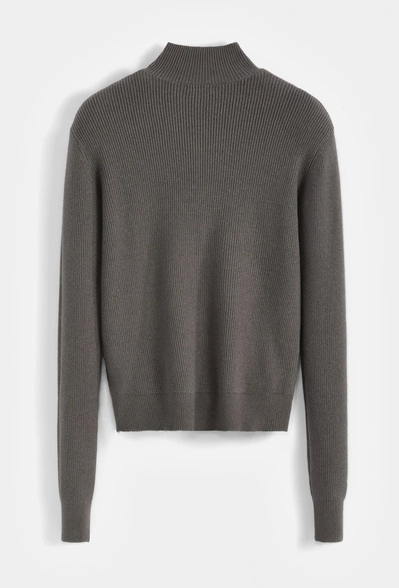 Strukturierter Rollkragenpullover