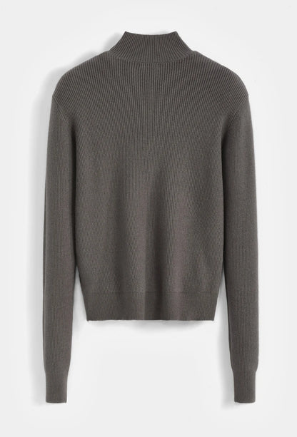 Strukturierter Rollkragenpullover