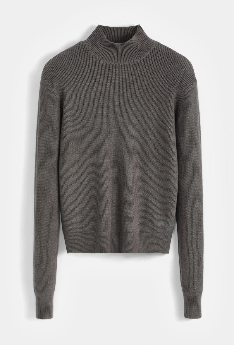 Strukturierter Rollkragenpullover
