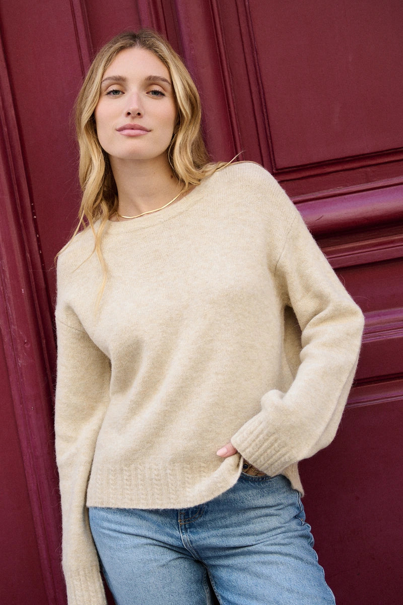 Alpaka-Woll-Pullover