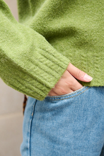 Alpaka-Woll-Pullover