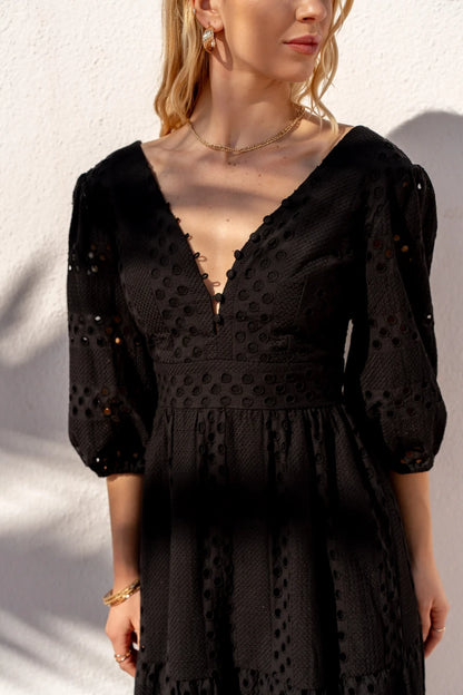 Langes Kleid