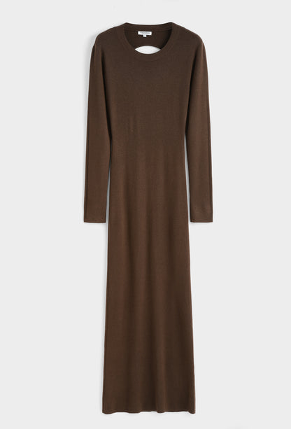 Feinstrick-Kleid mit Rückenausschnitt