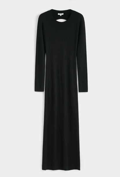 Feinstrick-Kleid mit Rückenausschnitt