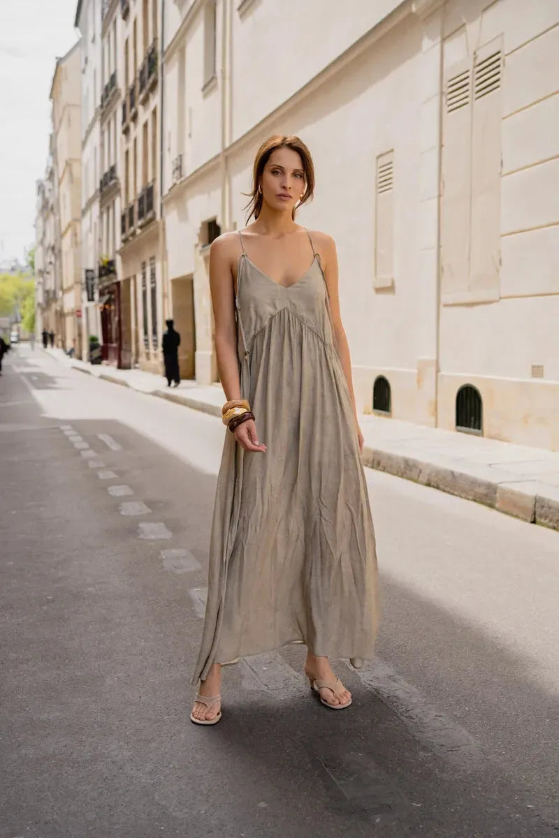 Tencel-Maxikleid