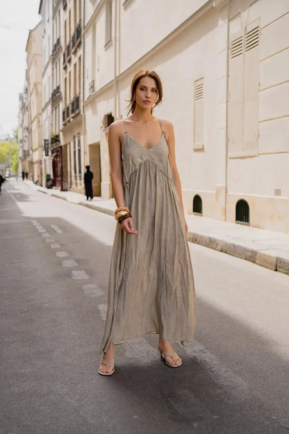 Tencel-Maxikleid