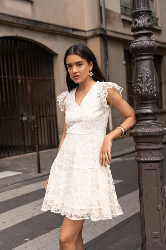 Rüschenspitzenkleid