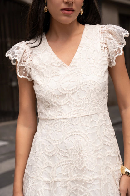 Rüschenspitzenkleid
