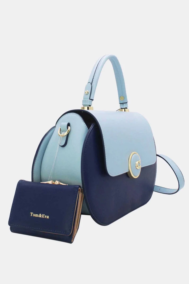 Elegante Handtasche inklusive passender Geldbörse